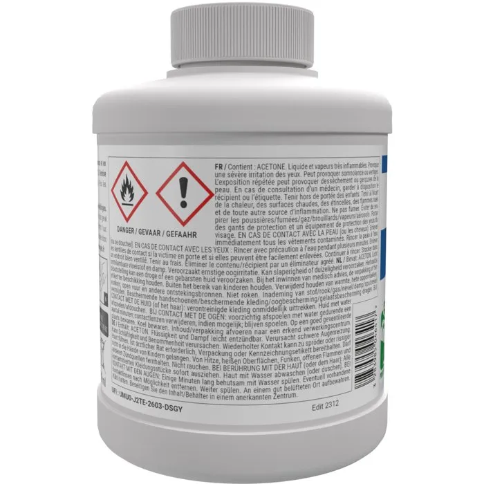 GEB Colle PVC Gel Plus 500 ml - Pour raccords PVC rigide pression et évacuation d'eau potable GEB Colle PVC Gel Plus 500 ml - Pour raccords PVC rigide pression et évacuation d'eau potable