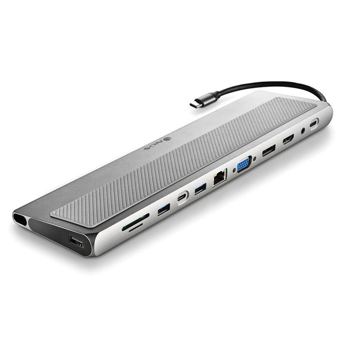 Station d'acceuil NGS WONDERDOCK12PRO Gris Argenté