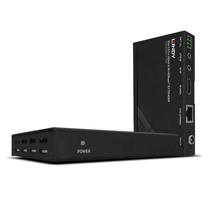 Lindy Kit extender Cat.6 4K30, IR & RS-232 HDBaseT avec PoC, 70m Lindy Kit extender Cat.6 4K30, IR & RS-232 HDBaseT avec PoC, 70m