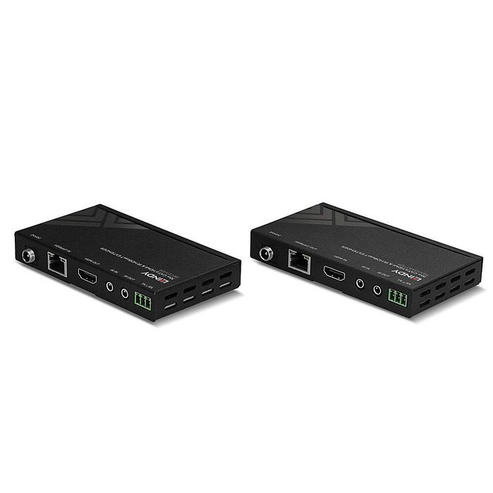 Lindy - Kit Extender HDMI HDBaseT 4K/30Hz 70 m Cat.6 avec PoC, IR Bidirectionnel et RS-232 - Transmission Vidéo sur Longue Distance