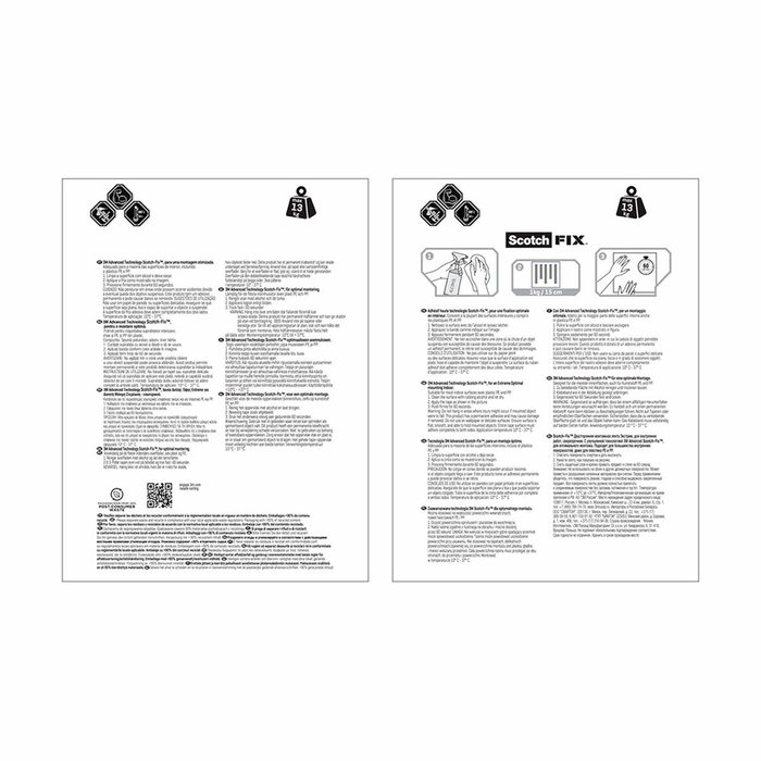 Ruban adhésif double face Scotch extreme 19 mm x 5 m Blanc Ruban adhésif double face Scotch extreme 19 mm x 5 m Blanc