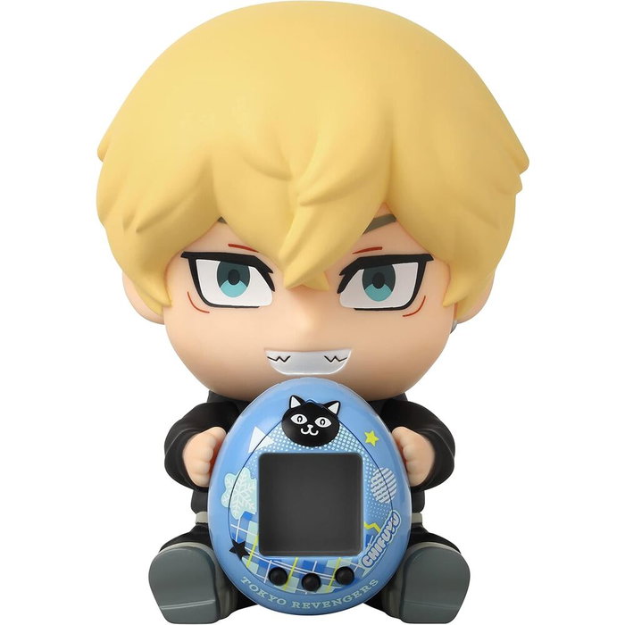 BANDAI Tamagotchi Hugmy Tokyo Revengers - Édition Chifuyu - Figurine support avec jeu électronique multi-langue et personnages à collectionner BANDAI Tamagotchi Hugmy Tokyo Revengers - Édition Chifuyu - Figurine support avec jeu électronique multi-langue et personnages à collectionner
