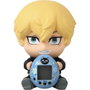 BANDAI Tamagotchi Hugmy Tokyo Revengers - Édition Chifuyu - Figurine support avec jeu électronique multi-langue et personnages à collectionner