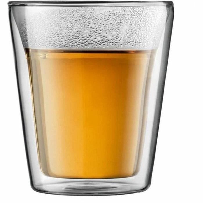 Bodum Set de 6 verres thermo Canteen 200 ml Transparent