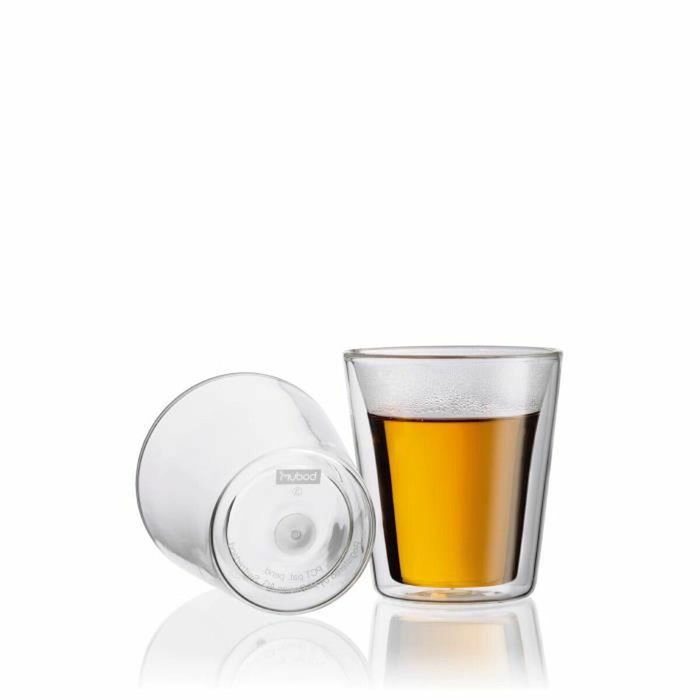 Bodum Set de 6 verres thermo Canteen 200 ml Transparent