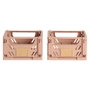 Day Lot de 2 boîtes de rangement pliables arena 17 x 12,5 x 7 cm