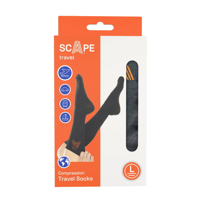 Chaussettes de Contention Scape Travel Noir Chaussettes de Contention Scape Travel Noir