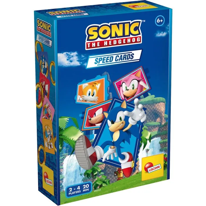 Lisciani Giochi Sonic Jeu de Cartes de Vitesse