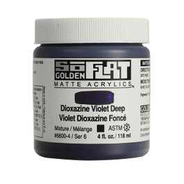 Golden Peinture acrylique SoFlat Violet Dioxazine Foncé 118 ml