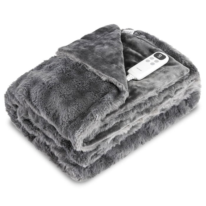 Couverture Chauffante Cecotec HeatConfort Noa 115 W Gris 160 x 130 cm