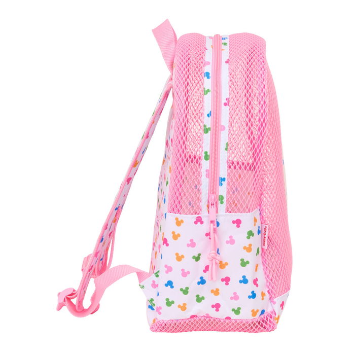 Sac à dos de plage Minnie Mouse Multicouleur Rose 30,5 x 24 x 18 cm Enfant