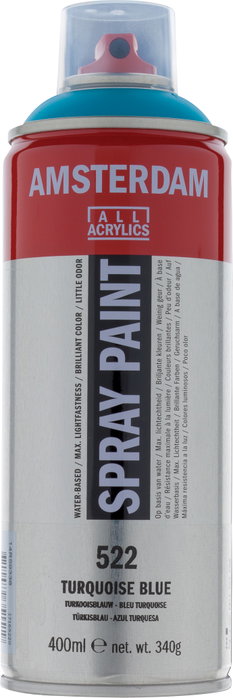 Amsterdam Spraypaint Bleu Turquoise 522 400 ml Amsterdam Spraypaint Bleu Turquoise 522 400 ml
