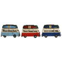 Home ESPRIT Figurine Décorative Bleu Rouge Blue marine (3 Unités)