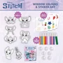 Lisciani Giochi Stitch & Angel Fenêtres à Décorer - Coffret créatif
