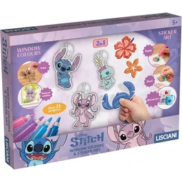 Lisciani Giochi Stitch & Angel Fenêtres à Décorer - Coffret créatif