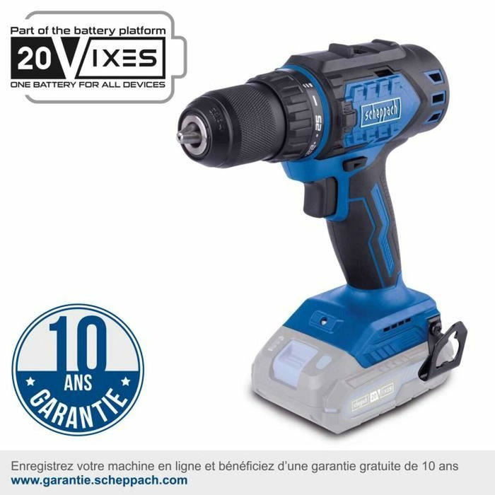 Scheppach BC-DD60-X Perceuse-visseuse sans fil Brushless 60 Nm 20V Scheppach BC-DD60-X Perceuse-visseuse sans fil Brushless 60 Nm 20V