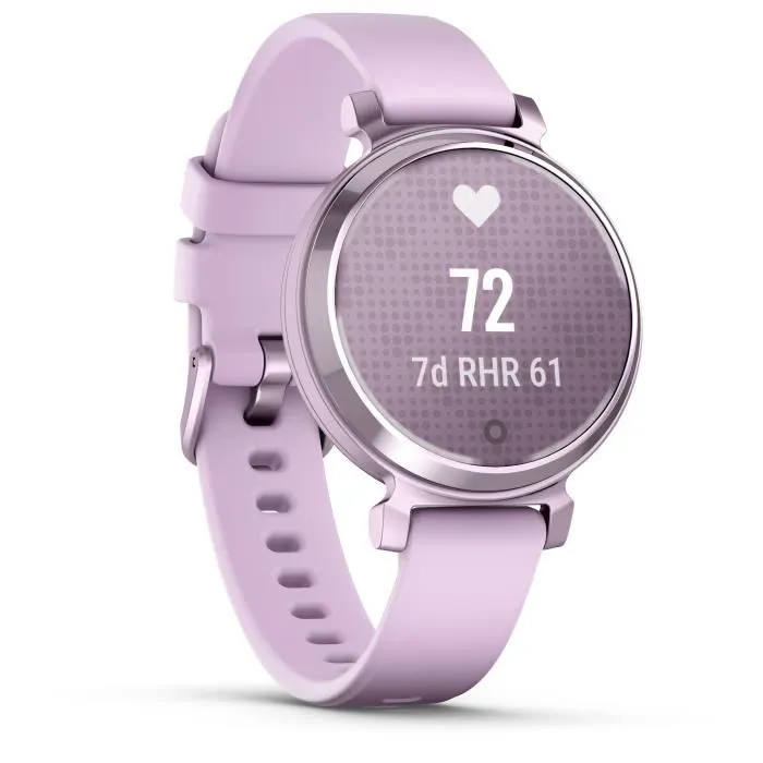 Garmin Lily 2 Montre Connectée GPS pour Sport & Santé - Écran Ultra-Lumineux, Autonomie 5 Jours, Bracelet Lilas, 25.4 x 21.3 mm