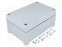 FIBOX TEMPO Boîtier universel ABS gris 122x187x90mm