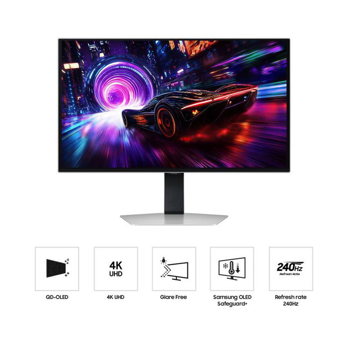 Samsung LS27FG810SUXEN Moniteur Gamer Odyssey OLED G8 27 Pouces S27FG810SU - Ecran Plat Courbe QHD 240 Hz