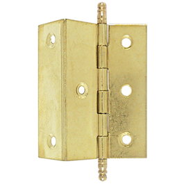 LIM Charnière plate à recouvrement 105 60-40 laitonée avec cache-vis