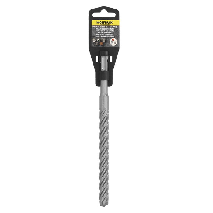 WOLFPACK LINEA PROFESIONAL Broca SDS Plus 8 Filos Cortantes Ø 8 x 210 mm. for Reinforced Concrete WOLFPACK LINEA PROFESIONAL Broca SDS Plus 8 Filos Cortantes Ø 8 x 210 mm. for Reinforced Concrete