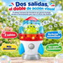 JugaToys Machine à bulles Fusée, Rotation 360º avec lumières et sons