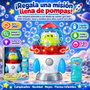 JugaToys Machine à bulles Fusée, Rotation 360º avec lumières et sons