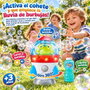 JugaToys Machine à bulles Fusée, Rotation 360º avec lumières et sons