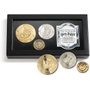 The Noble Collection Replica Harry Potter – Répliques des pièces de Gringotts en or 24 carats, argent et cuivre avec certificat