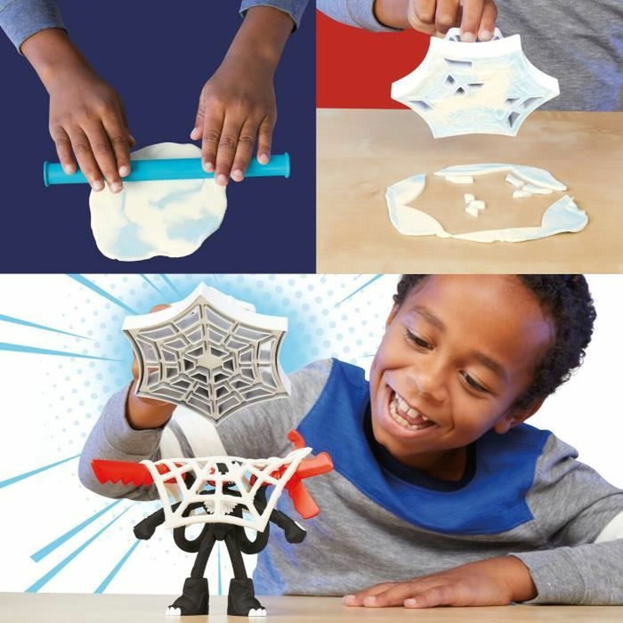 Play-Doh Spider-Man Attaque tranchante, coffret avec figurines et pâte à modeler Play-Doh Spider-Man Attaque tranchante, coffret avec figurines et pâte à modeler