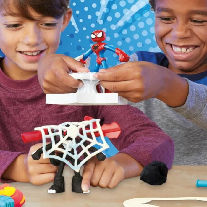 Play-Doh Spider-Man Attaque tranchante, coffret avec figurines et pâte à modeler Play-Doh Spider-Man Attaque tranchante, coffret avec figurines et pâte à modeler