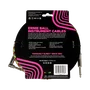 Ernie Ball Câble d'instrument tressé Jack-Jack 3 m