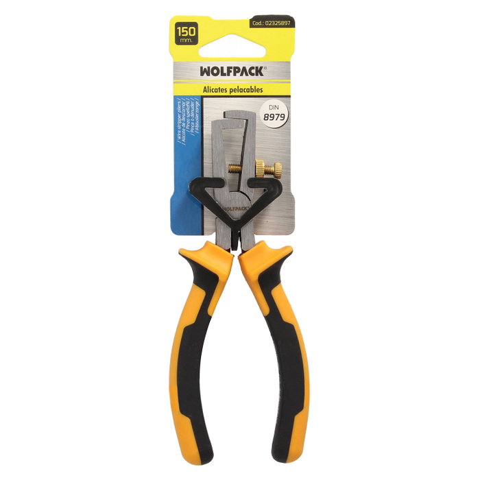 WOLFPACK LINEA PROFESIONAL Pince dénudeuse 150mm WOLFPACK LINEA PROFESIONAL Pince dénudeuse 150mm