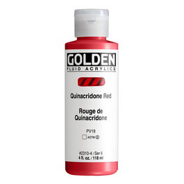 Golden Rouge Quinacridone Couleur Acrylique Fluide 118 ml
