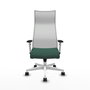 Piqueras y Crespo Chaise de Bureau Albacete Vert Bouteille et Blanc