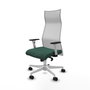 Piqueras y Crespo Chaise de Bureau Albacete Vert Bouteille et Blanc