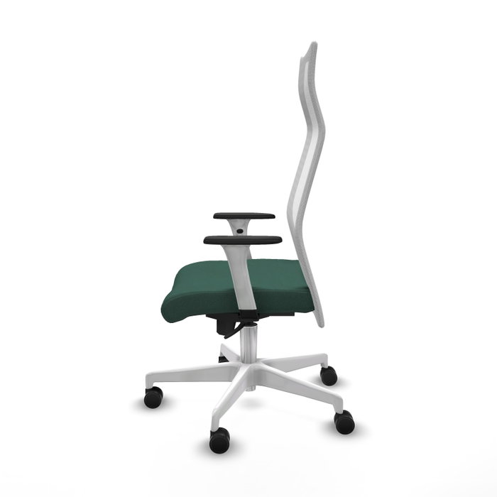 Piqueras y Crespo Chaise de Bureau Albacete Vert Bouteille et Blanc Piqueras y Crespo Chaise de Bureau Albacete Vert Bouteille et Blanc