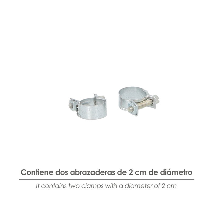 WOLFPACK LINEA PROFESIONAL Kit Butane avec tuyau de 1,5 m et 2 colliers WOLFPACK LINEA PROFESIONAL Kit Butane avec tuyau de 1,5 m et 2 colliers