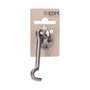 Edm Aldabilla forme bateau en laiton finition nickel mat 75 mm