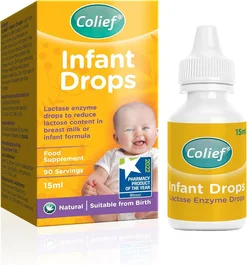 Colief Infant Drops, Enzyme Lactase, Anti-Colic, 15 ml