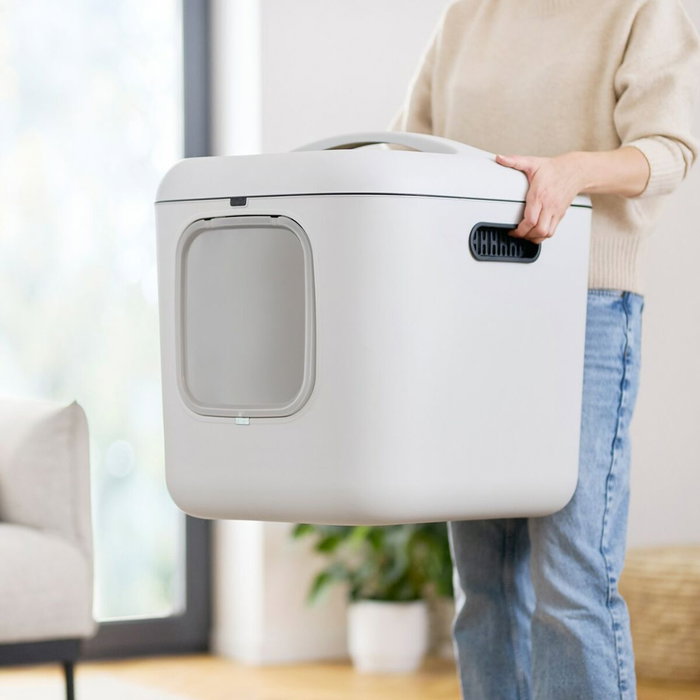 Rotho Biala Bac à litière XL Blanc Plastique