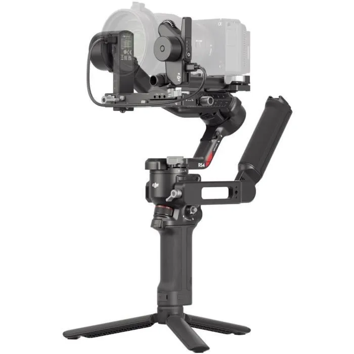 DJI RS 4 Combo Stabilisateur pour Appareil photo sans miroir et Objectifs | Grâce à la nouvelle génération pour une prise de vue verticale native et une efficacité accrue