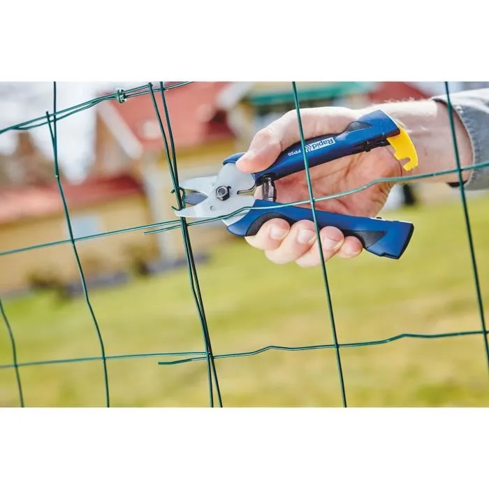 Rapid VR16 Agrafes pour grillage, vertes plastifiées en acier galva, en U pour agrafeuse manuelle, pack de 200