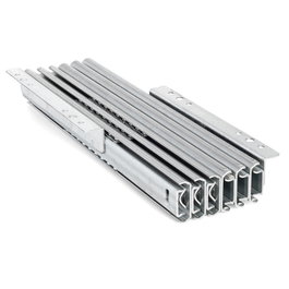 HERRAJES ALK Guide de table extensible console bidirectionnelle H36 en acier zincé