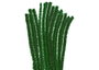 Innspiro Limpiapipas chenille métallisés verts 10mm x 30cm, 10 unités