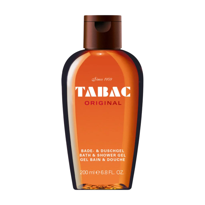 Tabac Gel Douche Original, Parfum pour Homme, Hydratant, Rafraîchissant, Nettoie la Peau, 200 ml