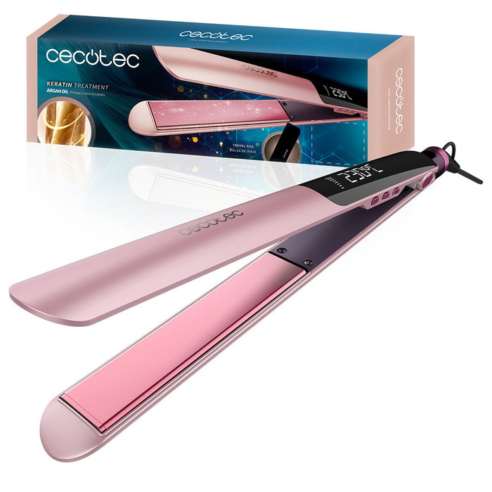 Cecotec LISSE KERATIN ESSENCE Fer à lisser Cotton Candy