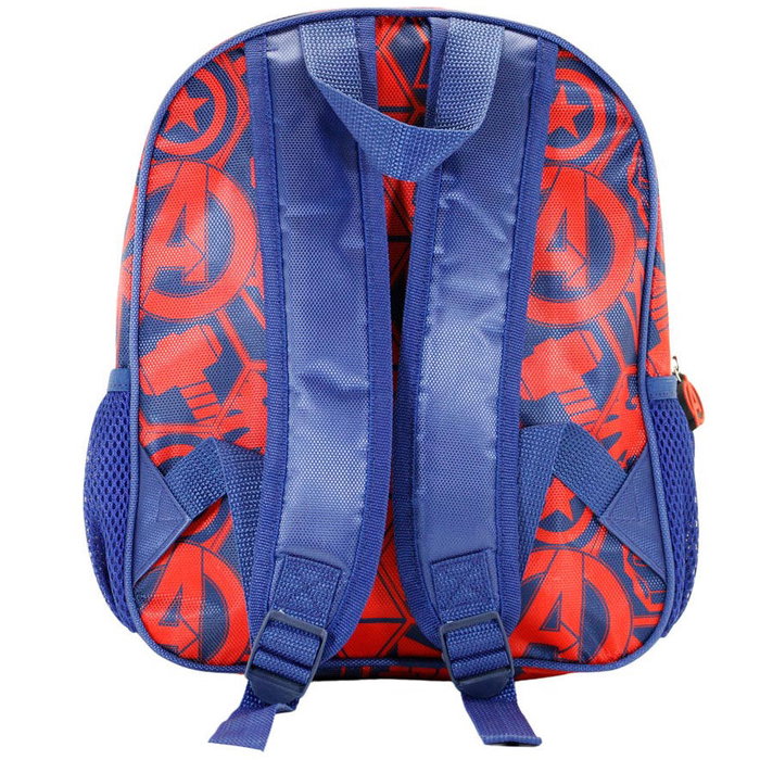 Karactermania Mochila Scolaire 3D Avengers Marvel à Relief - 31cm, 26x11x31cm - Avec Compartiment Principal à Fermeture Éclair et Pochettes Latérales en Filet Karactermania Mochila Scolaire 3D Avengers Marvel à Relief - 31cm, 26x11x31cm - Avec Compartiment Principal à Fermeture Éclair et Pochettes Latérales en Filet