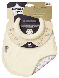 Tommee Tippee Bavoir en tricot avec Velcro pour allaitement, taille 0 mois, 1 unité