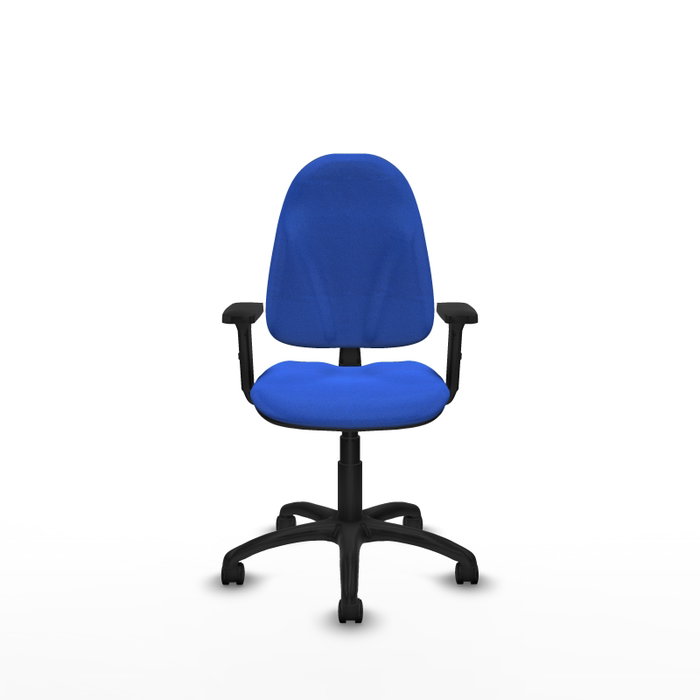 PIQUERAS Y CRESPO Chaise de bureau Algarra bleu avec accoudoirs 2D